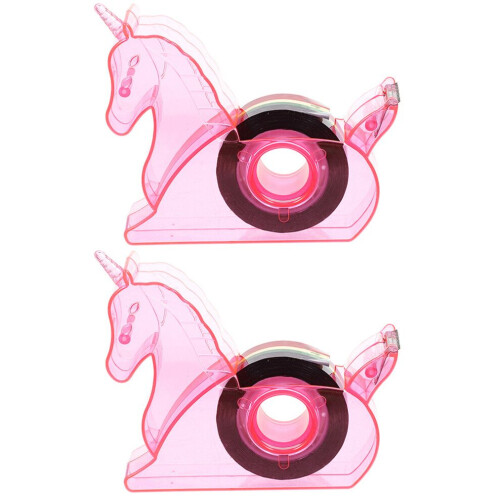 2 Einhorn-Klebebandabroller mit Abroller für Zuhause und Büro 1