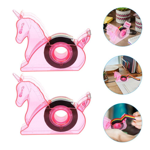 2 Einhorn-Klebebandabroller mit Abroller für Zuhause und Büro 2