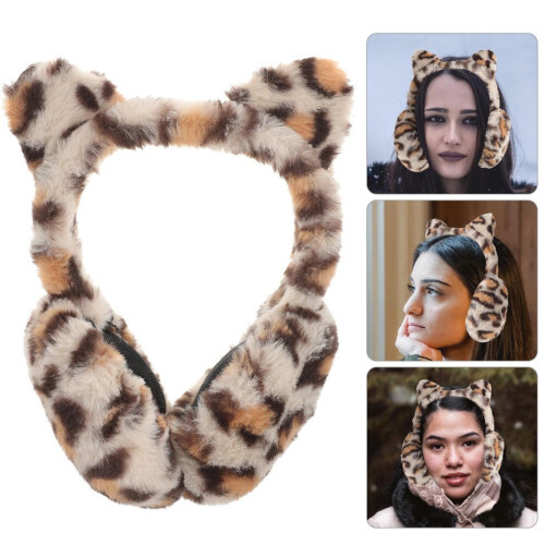 1 orejeras de peluche para invierno y Navidad. 2