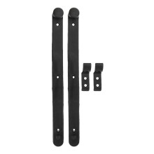 Pestillo de puerta de madera con manija de bola para puertas de gabinete (bronce verde)