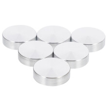 6er-Packung Glasablagen aus Aluminiumlegierung für Teetische