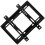 Support mural Raindrops noir pour bureau 4