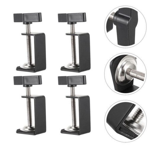 4 pinces de fixation pour table, pinces de bureau 1