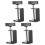 4 pinces de fixation pour table, pinces de bureau 4