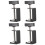 4 pinces de fixation pour table, pinces de bureau 3