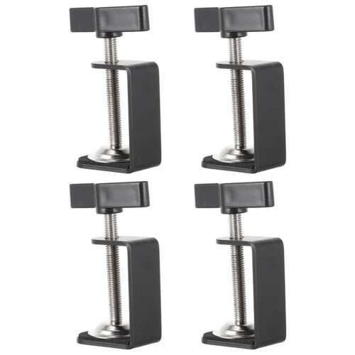 4 pinces de fixation pour table, pinces de bureau 2