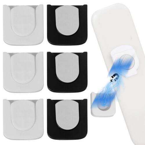 6 supports magnétiques pour télécommandes, accessoires pour téléviseurs muraux 2