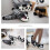 Panda tofflor höst vinter 20 cm 3