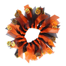 2 små elastiska hundhalsband för Halloween, storlek M