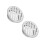 2pcs Thickened Round Drain Grid Outdoor Anti-Clog 5
