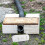 Drainage filter mesh for worm composting containers, downpipe connection 104 mm 5