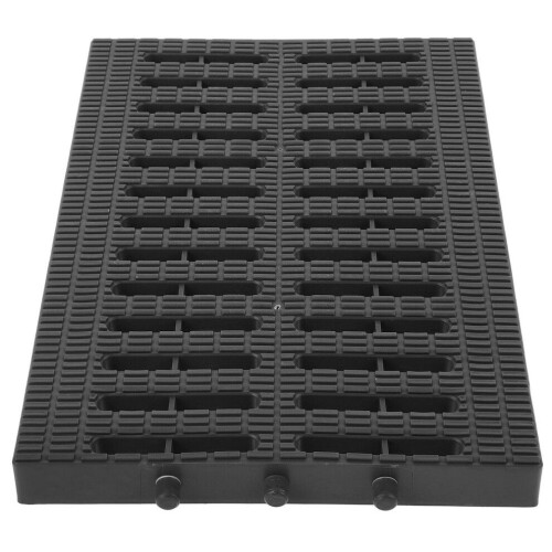 Plastic drain grate for external drains and wastewater channel grates 1