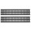 2pcs Robust Plastic Grate Rectangular Floor Drain Outdoor 1