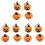 12 pumpahalsband för husdjur Halloween 2