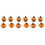 12 pumpahalsband för husdjur Halloween 4