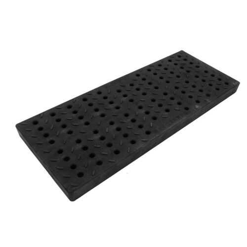 Grille de caniveau, protection de terrasse, noire 2