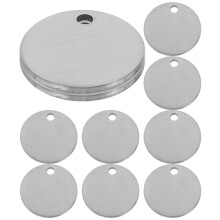 10 Metallanhänger zur individuellen Gestaltung
