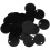 25 round aluminum pet pendants, engravable for 3