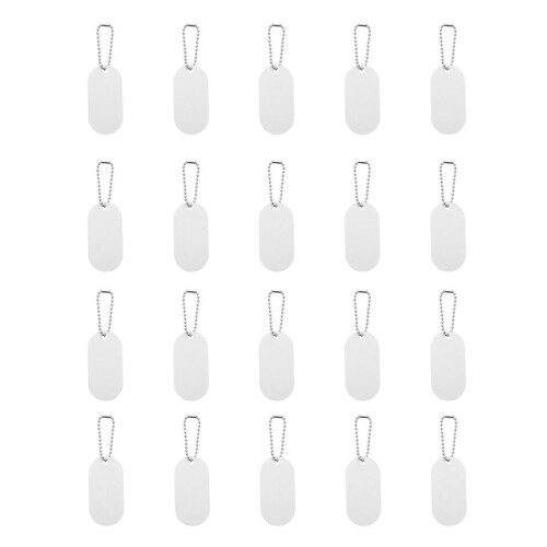 20. Aluminum Dye-Sublimation Pendant Square Keyring