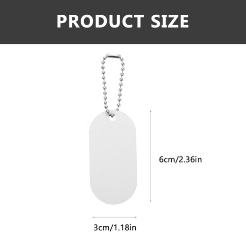 20. Aluminum Dye-Sublimation Pendant Square Keyring 1