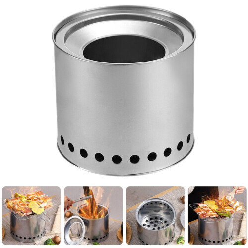 Bordseldstad Mini Metall För Utomhuscamping Picknick 2