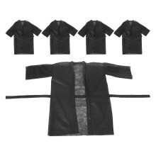5er-Pack Einweg-Spa-Bademäntel aus Vliesstoff für Damen und Herren