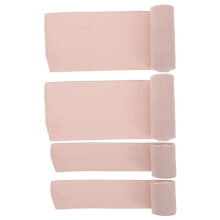 Almohadillas para piernas con clips, para aliviar los puntos de presión en los pies, color blanco