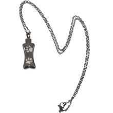 -urnhalsband med hänge för kremering