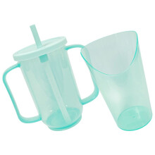 2-teiliges Trinkbecher-Set für Menschen mit Behinderungen, Becher für Wasser und Babynahrung