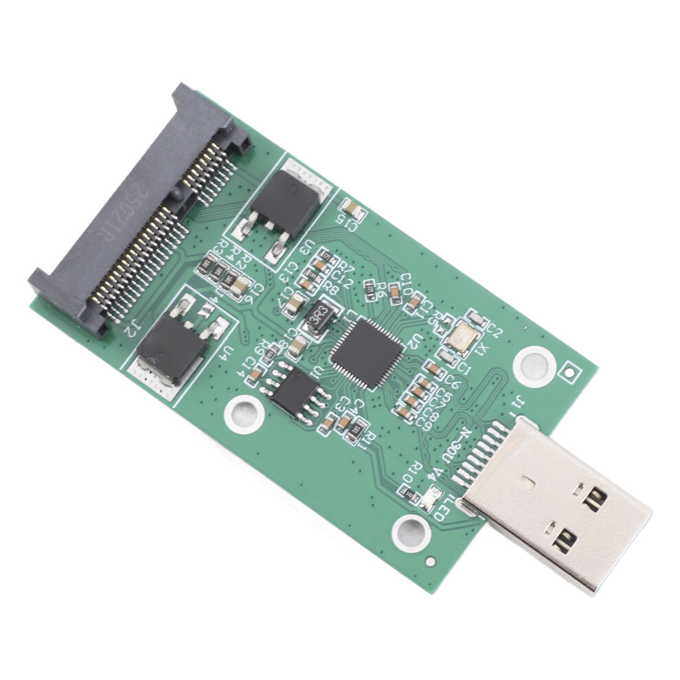 Riser Card Pcba Msata Ssd To Usb 3.0 Converter Adapter For Desktop Pcs 7891360513278