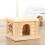Natural environment for hamsters and rats with flat roofs 5