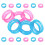 Lot de 20 manchons en silicone pour ciseaux de coiffure 1