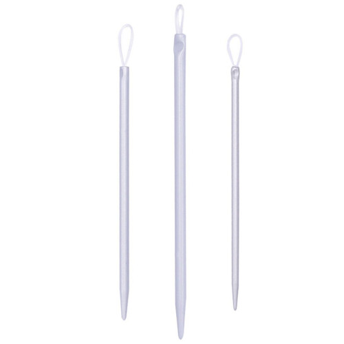 3-piece set: wool needles, threader, hand sewing needles – sewing accessories 2