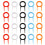 20 keyboard clips, cleaning tool for mechanical keyboards 1