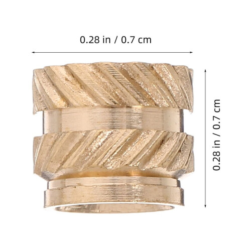M5 Brass Hot Press-Fit Nuts for Mechanical Applications 60 1