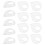 20pcs Acrylic Spools Clear Thread Storage for Sewing 1