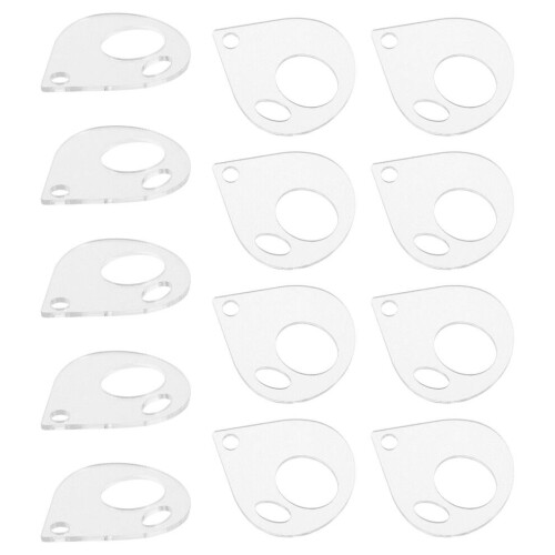 20pcs Acrylic Spools Clear Thread Storage for Sewing