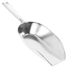 Keukenlepel van aluminiumlegering voor het portioneren.