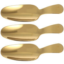 3 stuks dessertschepjes met korte steel, ijsschepjes