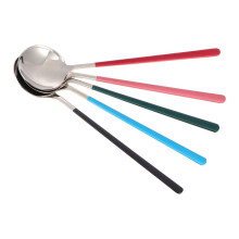 5 stuks dessertlepels/ijslepels (gemengde kleuren)