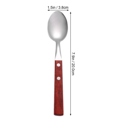 5 Eiskugeln mit Holzgriffen, verschiedene Farben 1