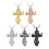 Flexible Cremation Necklace Rustproof Steel Pet-silver 7