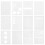 PE Material Stencil White 12 pcs 8.3x5.9 inch 3
