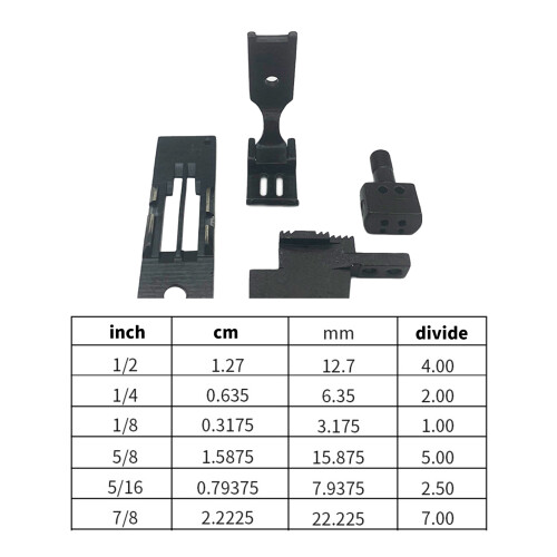 Double Needle Gauge Attachment Set Double Needle Sewing-Style 6 2
