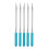 5Pieces Metal Sewing Machine Needle Regular Point Machine-Blue 1