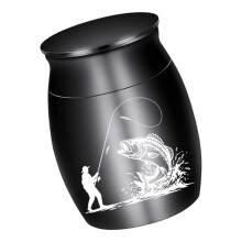 Permanent Mixture Pet Cenotaph Container Customizable-Black