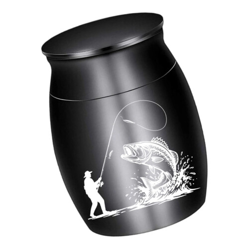 Permanent Mixture Pet Cenotaph Container Customizable-Black