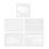 5 reusable American flag stencils DIY 1