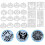 2 Sets Malschablonen, Scrapbooking-Karten, DIY-Bastelschablonen 2