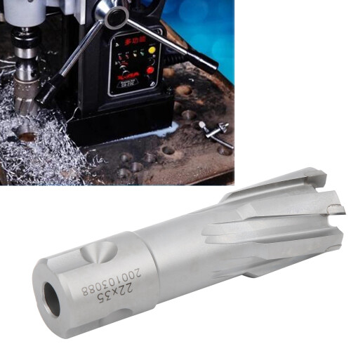 Hollow Core Drill Bit 22-35mm Carbide Universal Shank High Precision